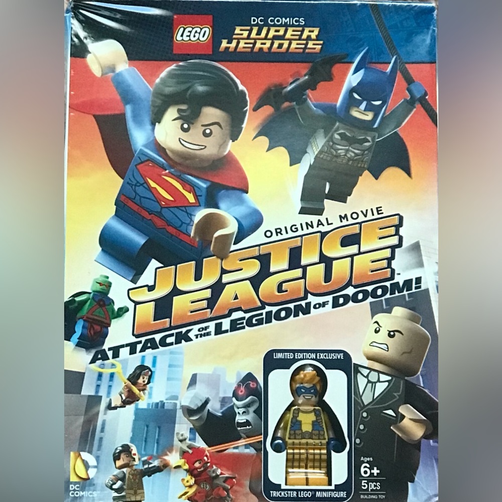 Lego DC Comics Super Heroes Justice League Attack of the Legion of Doom DVD LTD